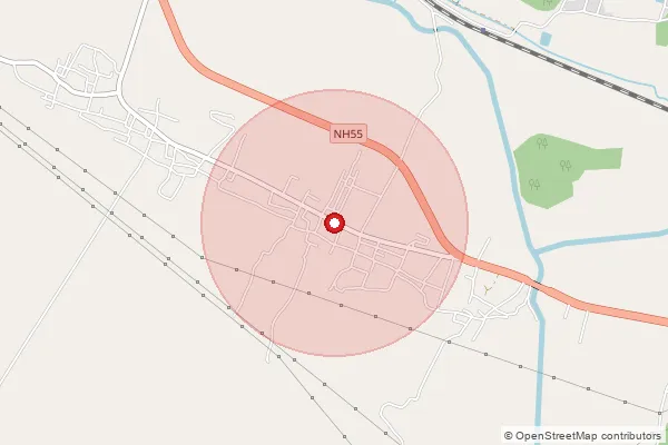 Map showing approximate area covered by Pincode 759025 — Baulpur B.O, Dhenkanal