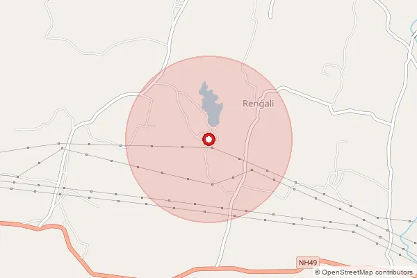 பின்கோடு 768226 — Kandheikela Branch Office, Jharsuguda ஆல் உள்ளடக்கப்பட்ட தோராயமான பகுதியைக் காட்டும் வரைபடம்