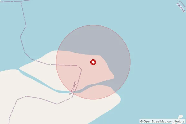 Map showing approximate area covered by Pincode 781104 — Bargaon B.O, Kamrup