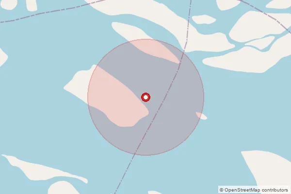 Map showing approximate area covered by Pincode 781126 — Bhangnamari B.O, Nalbari