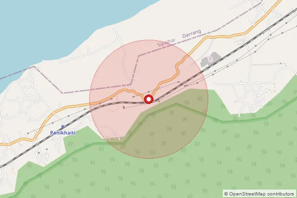 Map showing approximate area covered by Pincode 781150 — Chandrapur S.O (Kamrup), Kamrup Metro