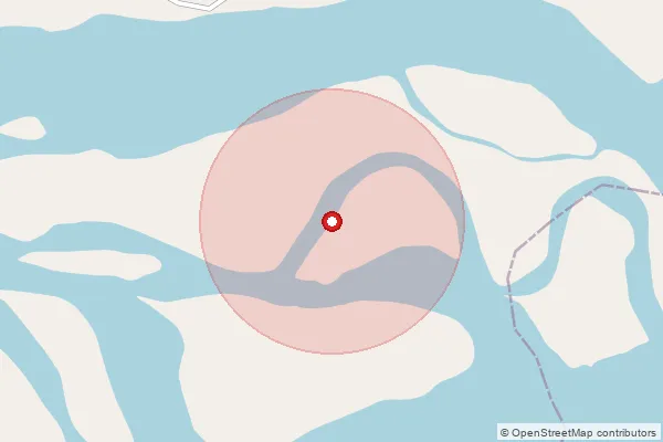 Map showing approximate area covered by Pincode 781306 — Gamerimuri B.O, Nalbari