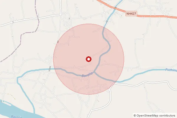 Map showing approximate area covered by Pincode 781337 — Chengnoi B.O, Nalbari