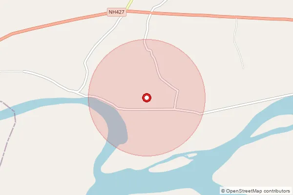 Map showing approximate area covered by Pincode 781340 — Khukhundi B.O, Nalbari