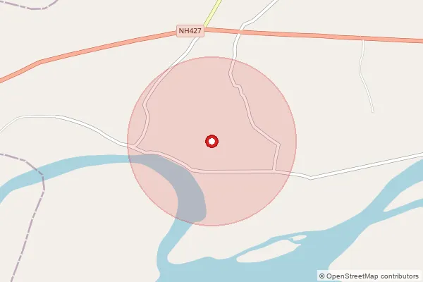 Map showing approximate area covered by Pincode 781341 — Burinagar B.O, Nalbari