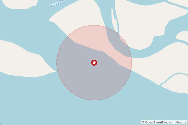 Map showing approximate area covered by Pincode 781348 — Bagalsroad Chowk B.O, Nalbari