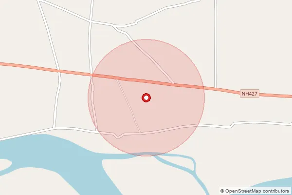 Map showing approximate area covered by Pincode 781369 — Nankarbhaira B.O, Nalbari