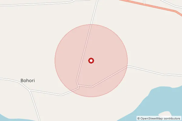 Map showing approximate area covered by Pincode 781374 — Bhojkuchi B.O, Nalbari