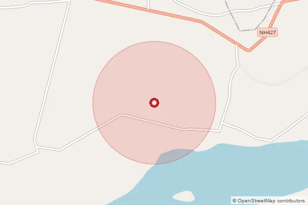 Map showing approximate area covered by Pincode 781378 — Haribhanga S.O, Nalbari