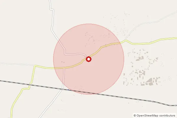 Map showing approximate area covered by Pincode 782125 — Barghat B.O, Nagaon