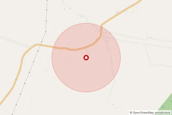 Map showing approximate area covered by Pincode 782135 — Chapanalla S.O, Nagaon