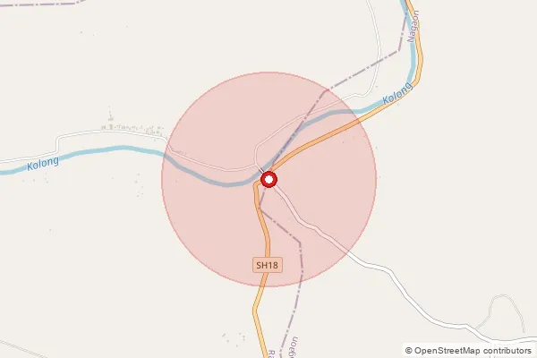 Map showing approximate area covered by Pincode 782144 — Ghahibhatikuri B.O, Nagaon