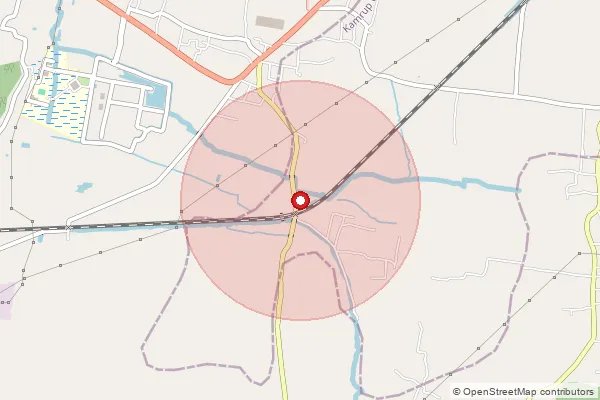 Map showing approximate area covered by Pincode 782402 — Nartap B.O, Kamrup Metro