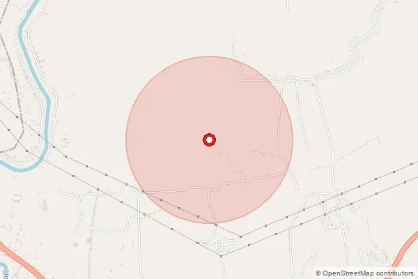 Map showing approximate area covered by Pincode 782425 — Beltola B.O, Nagaon