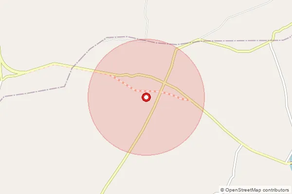 Map showing approximate area covered by Pincode 783334 — Kacharihat B.O, Dhubri