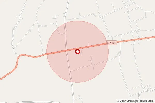 Map showing approximate area covered by Pincode 783360 — Anthaibari B.O, Kokrajhar