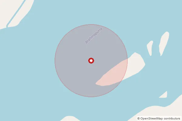 Map showing approximate area covered by Pincode 784114 — Dhansiri Bazar B.O, Udalguri