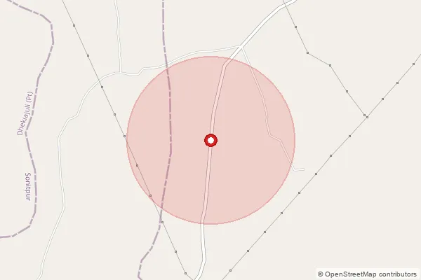 Map showing approximate area covered by Pincode 784117 — Balipukhuri Joradia B.O, Sonitpur