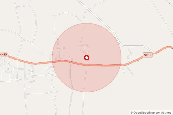 Map showing approximate area covered by Pincode 784150 — Da Besseria B.O, Sonitpur