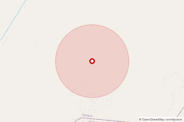 Map showing approximate area covered by Pincode 784169 — Kamdewal B.O, Biswanath