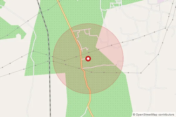 Map showing approximate area covered by Pincode 784502 — Manijharni B.O, Sonitpur