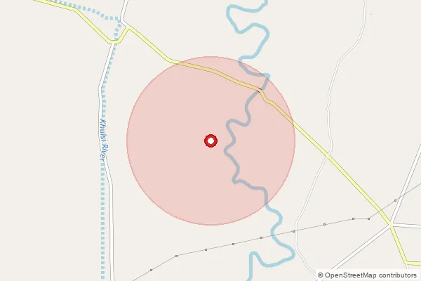 Map showing approximate area covered by Pincode 784513 — Bhairakunda B.O, Udalguri