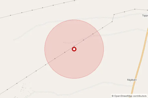 Map showing approximate area covered by Pincode 785111 — Neamatighat S.O, Jorhat