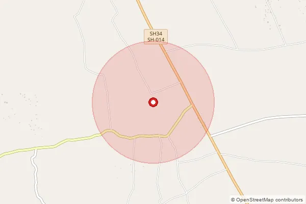 Map showing approximate area covered by Pincode 785618 — Haladhibari B.O, Golaghat