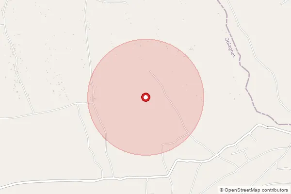 Map showing approximate area covered by Pincode 785632 — Chakial B.O, Jorhat