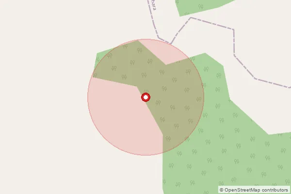 Map showing approximate area covered by Pincode 785681 — Dopdhar B.O, Sivasagar