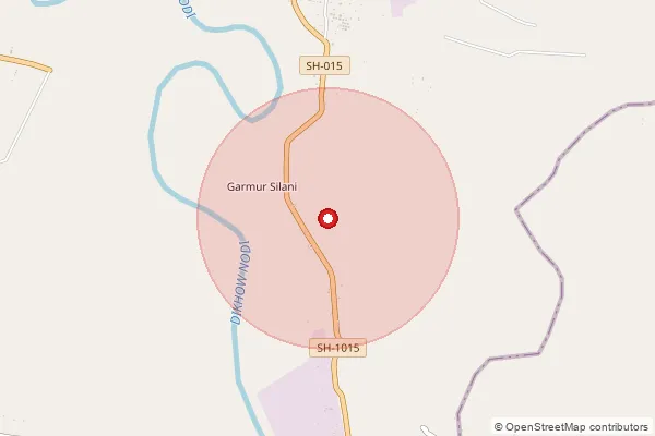 Map showing approximate area covered by Pincode 785687 — Bihubar B.O, Sivasagar
