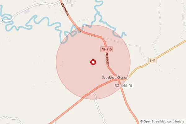 Map showing approximate area covered by Pincode 785693 — Barpatra Te B.O, Charaideo