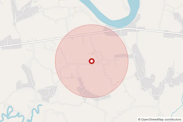 Map showing approximate area covered by Pincode 786126 — Borguri S.O, Tinsukia