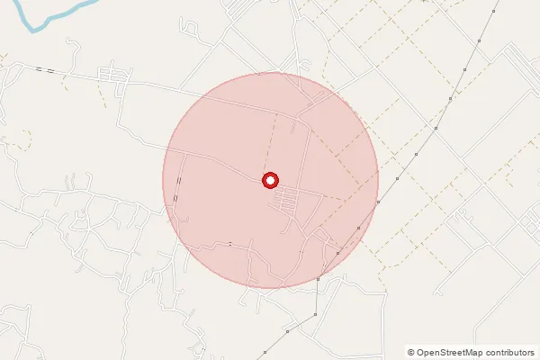 Map showing approximate area covered by Pincode 786157 — Chapakhowa S.O, Tinsukia