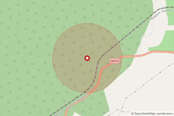 Map showing approximate area covered by Pincode 787056 — Katri Chapori B.O, Lakhimpur