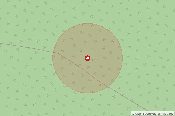 Map showing approximate area covered by Pincode 790102 — Bameng B.O, East Kameng
