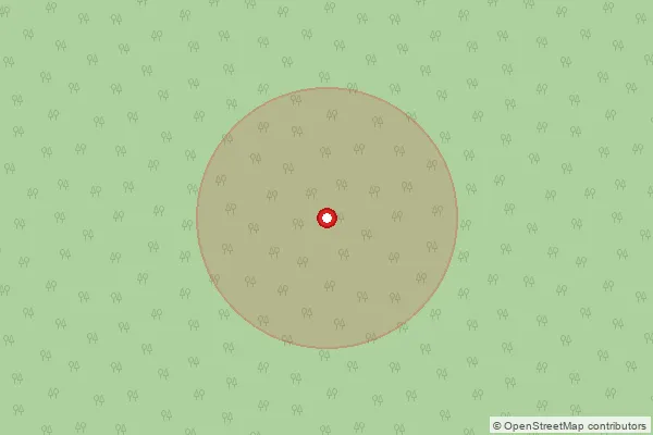 Map showing approximate area covered by Pincode 791103 — Komsing(Karo), East Siang