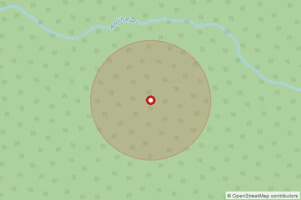 Map showing approximate area covered by Pincode 792101 — Aiso, Dibang Valley