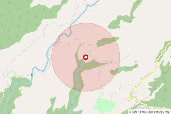 Map showing approximate area covered by Pincode 793108 — Cherrapunjee S.O, East Khasi Hills