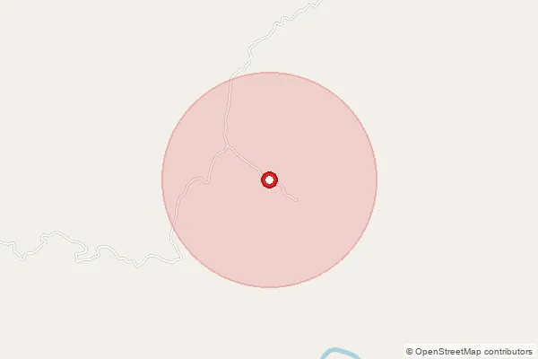 Map showing approximate area covered by Pincode 793151 — Laru, West Jaintia Hills