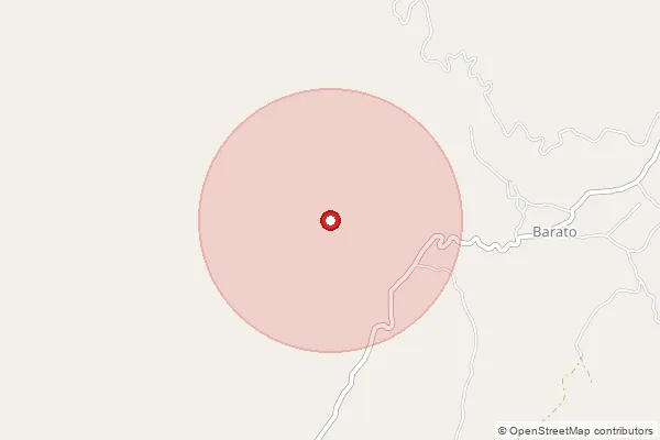 Map showing approximate area covered by Pincode 793210 — Sheruphie B.O, East Jaintia Hills