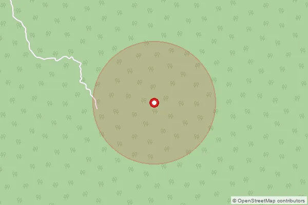 Map showing approximate area covered by Pincode 794004 — Rimrang Bonegre, West Garo Hills