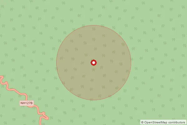 Map showing approximate area covered by Pincode 794104 — Cheran Songmagre, West Garo Hills
