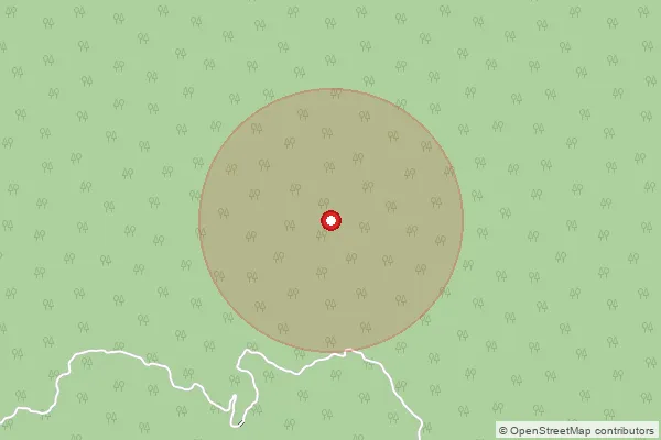 Map showing approximate area covered by Pincode 794111 — Rongap Mikilsim, East Garo Hills