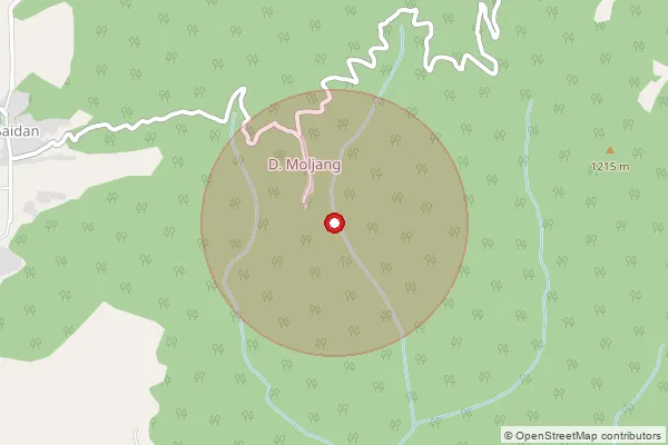 પિનકોડ 795117 — Khouwpuibung Branch Office, Churachandpur દ્વારા આવરી લેવાયેલ અંદાજિત વિસ્તાર દર્શાવતો નકશો