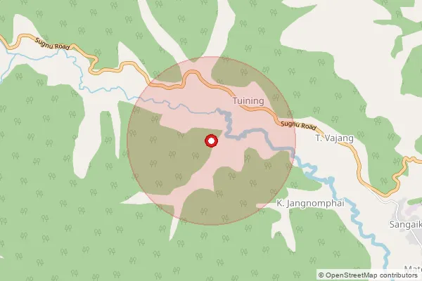 పిన్‌కోడ్ 795133 — Boroyangbi Branch Office, Bishnupur ద్వారా కవర్ చేయబడిన సుమారు ప్రాంతాన్ని చూపే మ్యాప్
