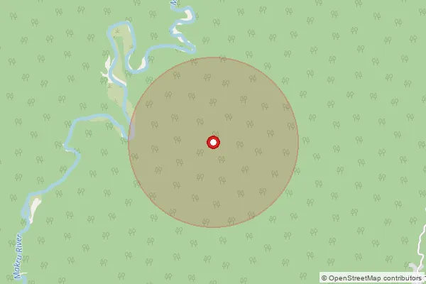 Map showing approximate area covered by Pincode 795160 — Tousem So, Na