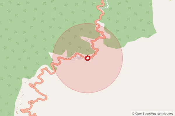 Map showing approximate area covered by Pincode 796111 — Khawpuar B.O, Aizawl