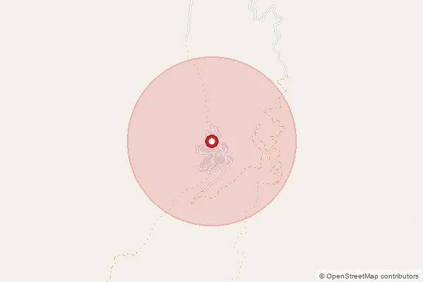 Map showing approximate area covered by Pincode 796184 — N. Vanlaiphai S.O, Serchhip