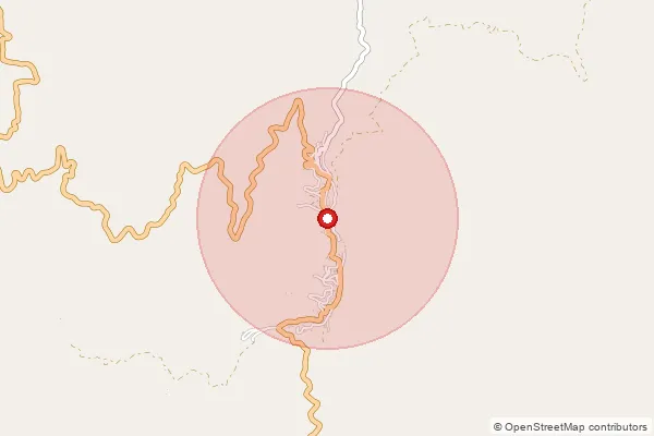Map showing approximate area covered by Pincode 796261 — Changzawl B.O, Saitual